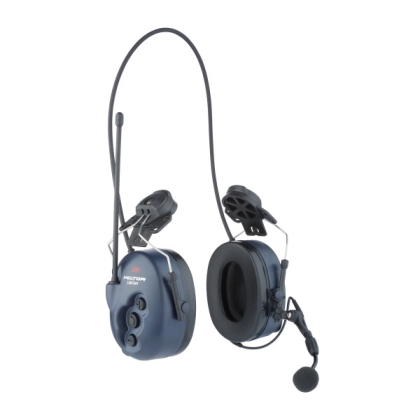 Cuffie auricolari, 3M, PELTOR, per attacco per elmetto, colore blu
