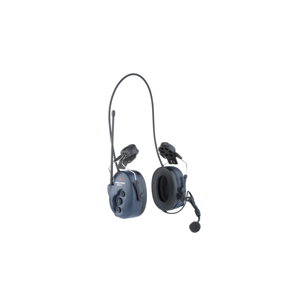 Cuffie auricolari, 3M, PELTOR, per attacco per elmetto, colore blu