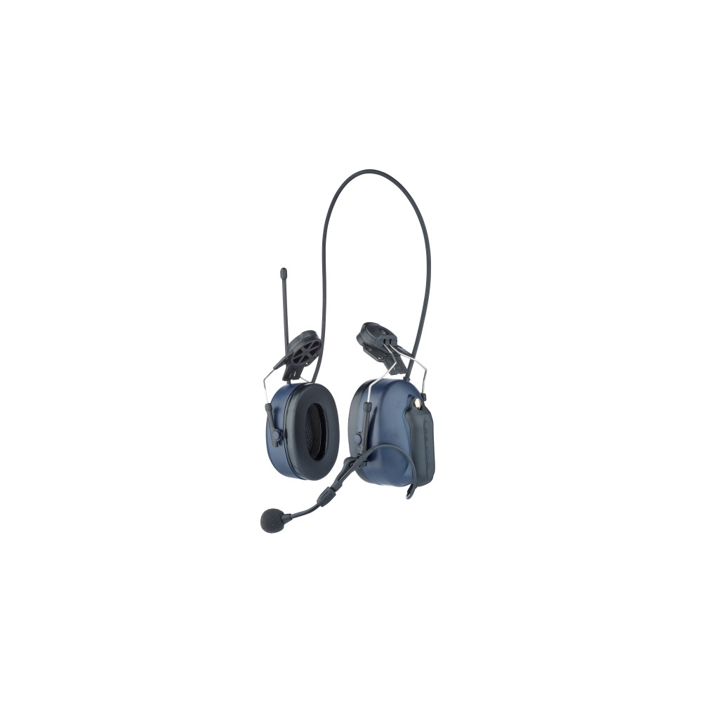 Cuffie auricolari, 3M, PELTOR, per attacco per elmetto, colore blu