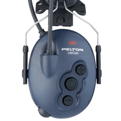 Cuffie auricolari, 3M, PELTOR, per attacco per elmetto, colore blu
