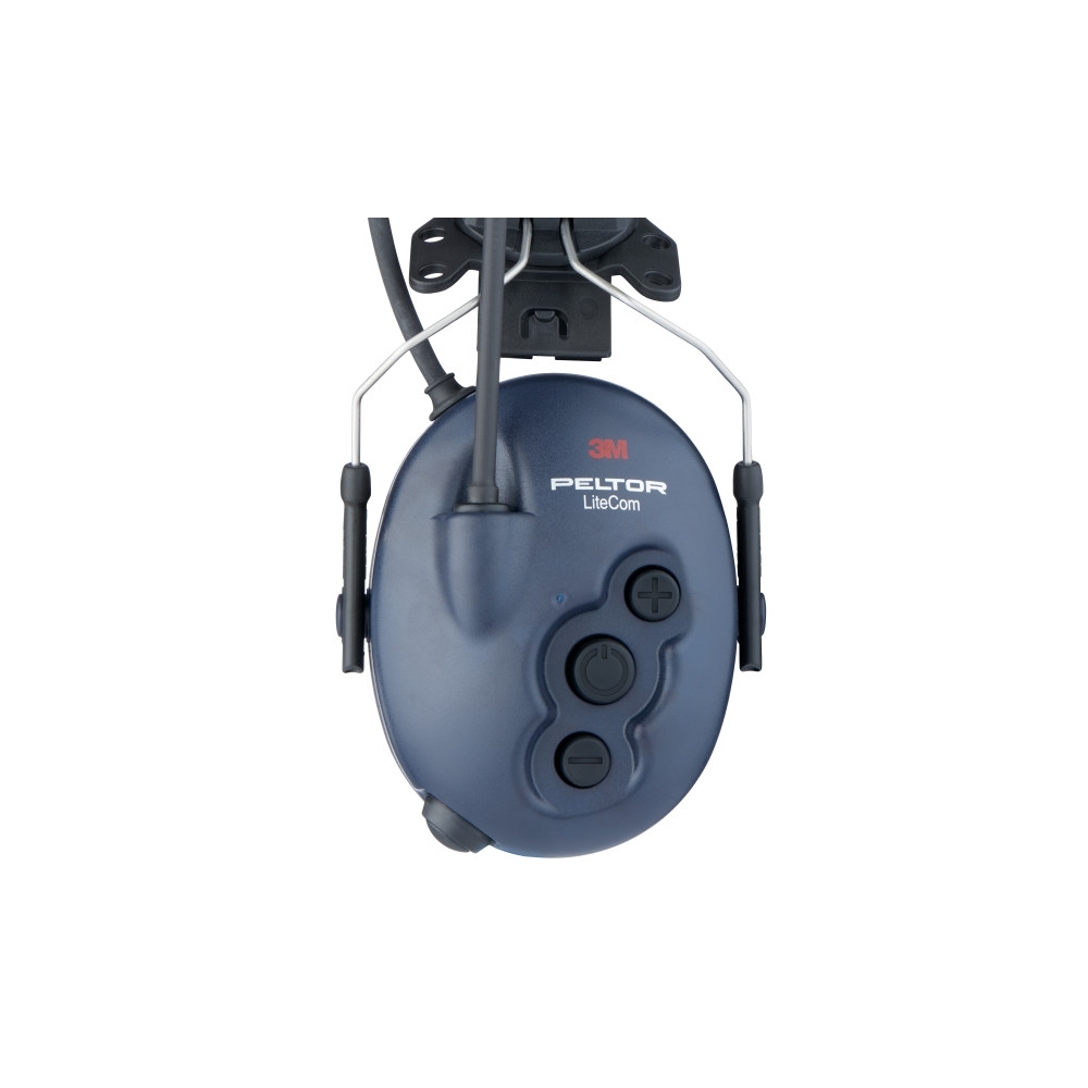 Cuffie auricolari, 3M, PELTOR, per attacco per elmetto, colore blu